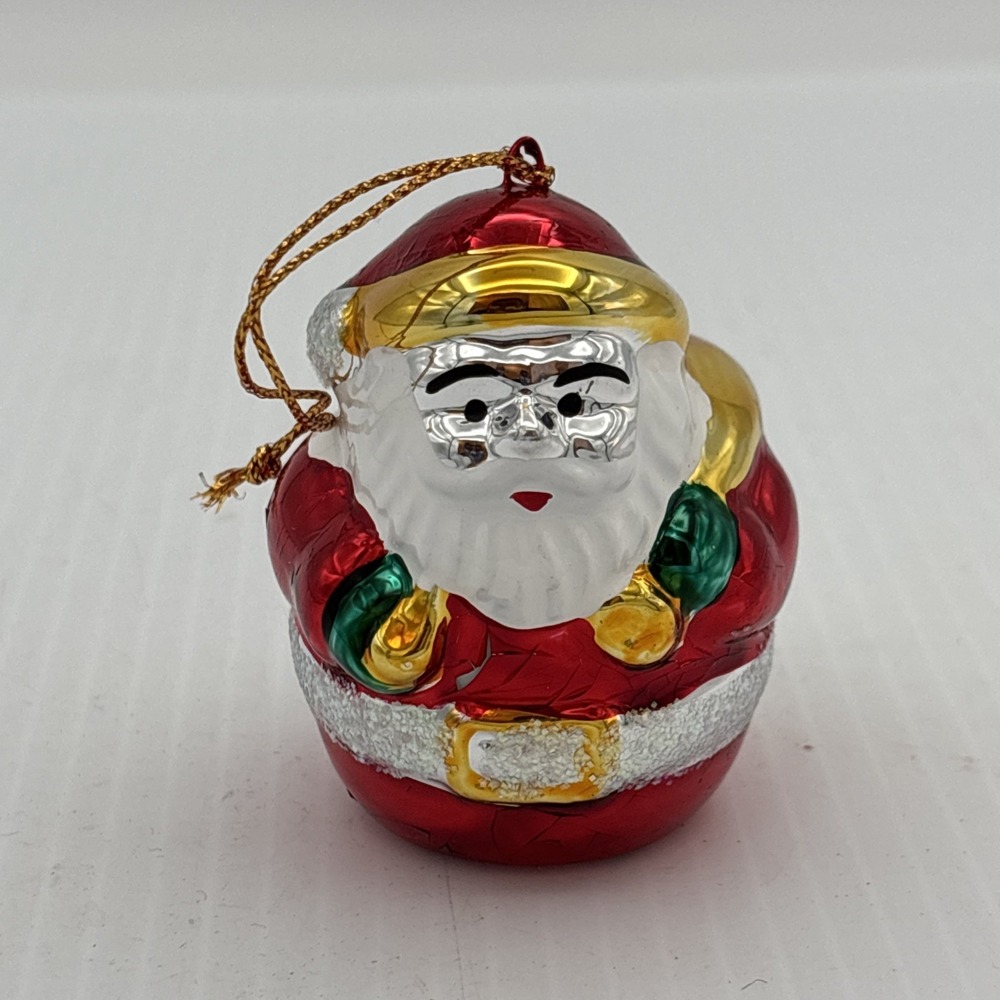 Vintage Avon 1998 Brilliant Festive Christmas Tree Ornament Santa
